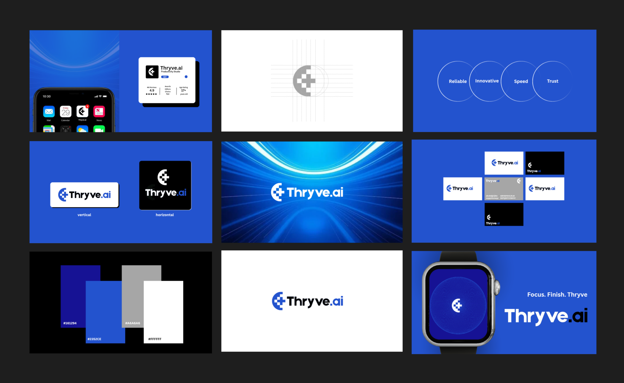 brand identity for an AI app