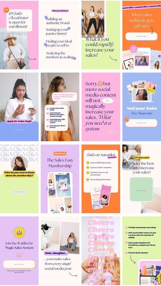 Instagram Launch Stories – Canva Template Membership for Online Business Owners