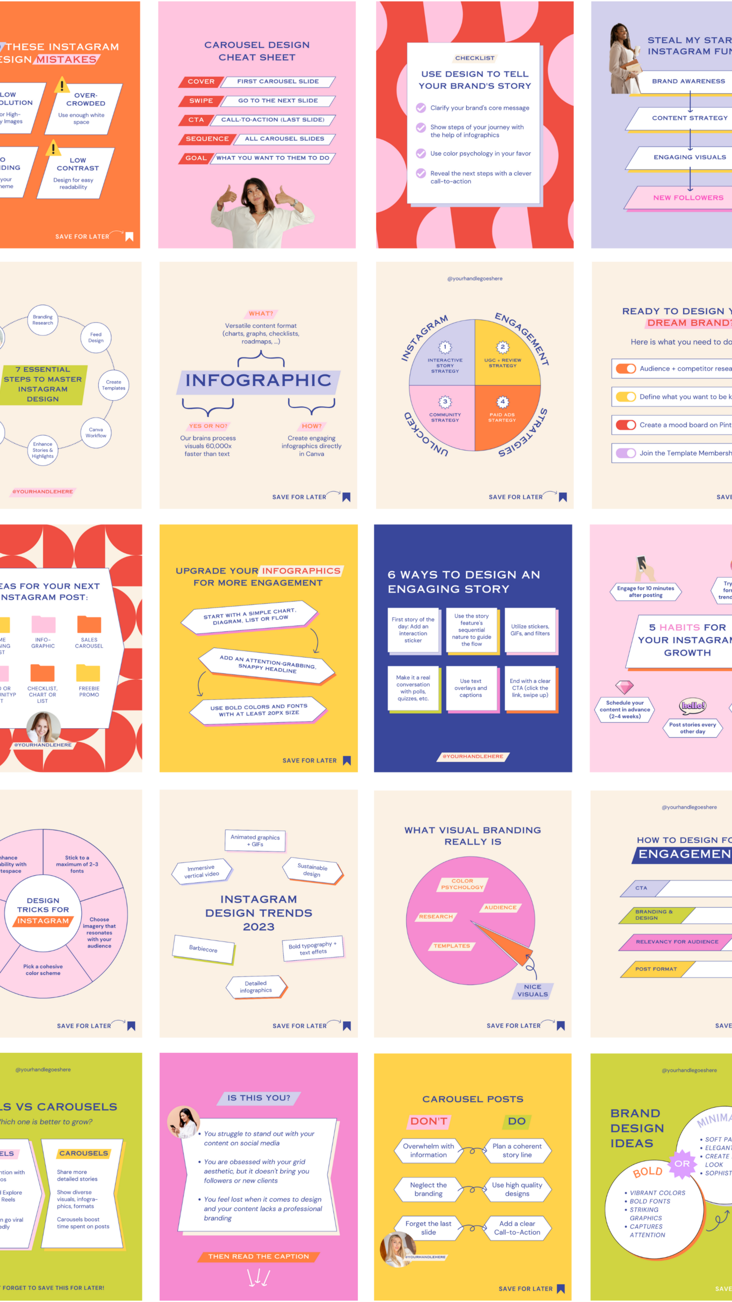 Boost Your Instagram with Canva Templates: Infographics, Charts & More! in 2025