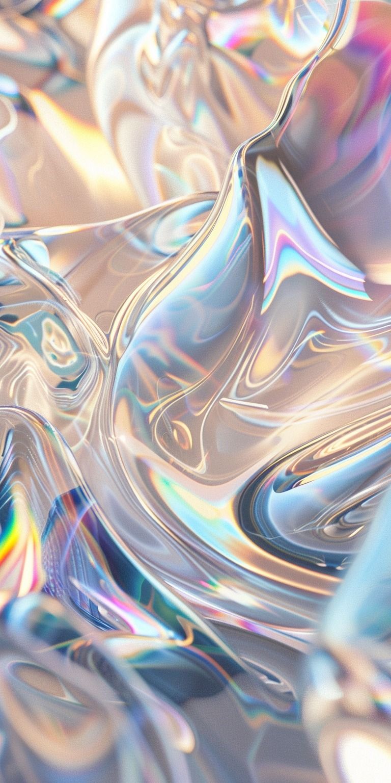 Download 8K Abstract 3D Rendering Liquid Glass Wallpaper for iPhone and Android – Dejavu Wallpaper