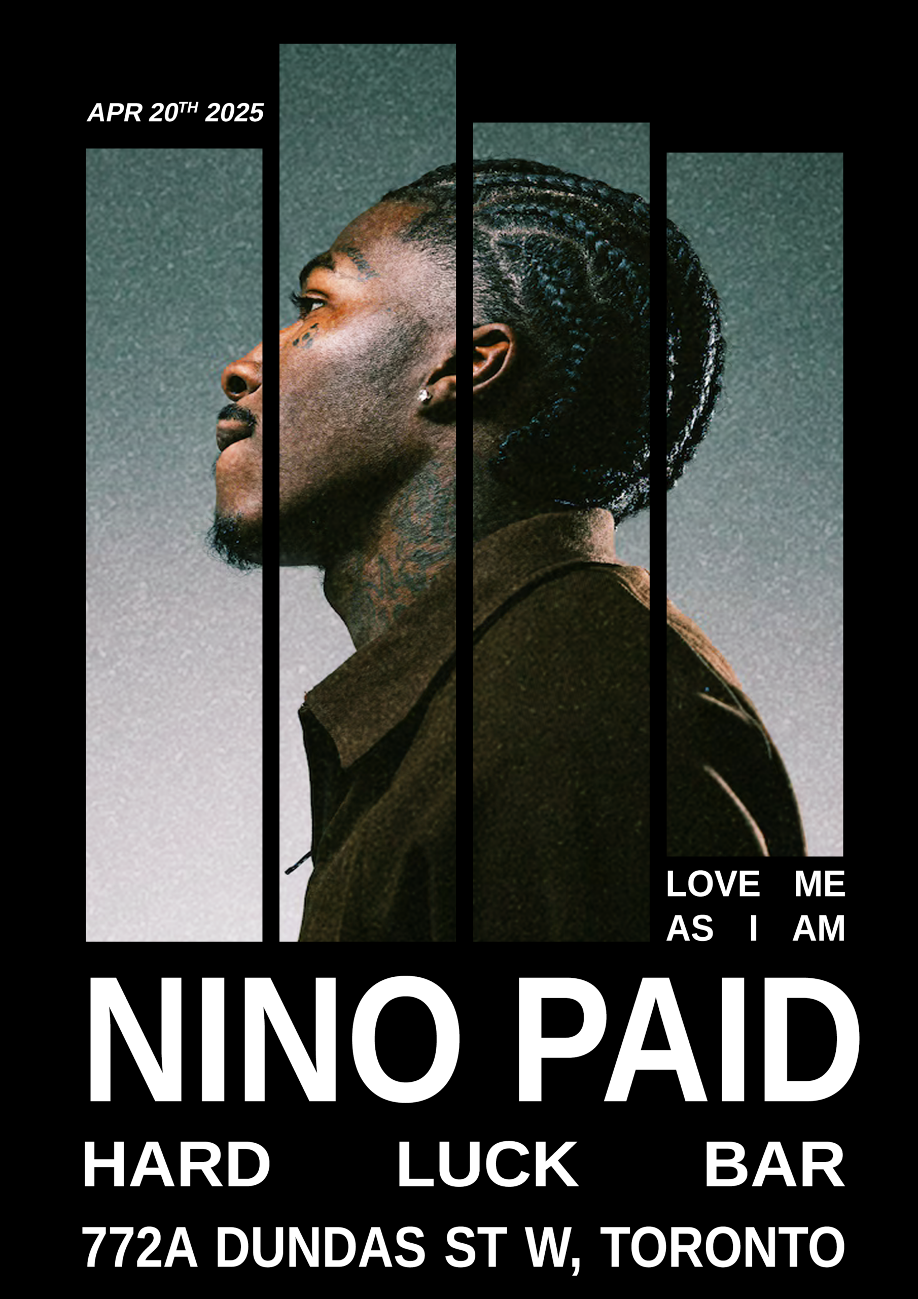 Nino Paid Concert Poster Concept