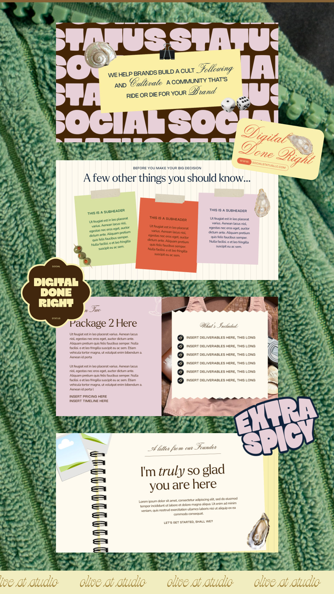 Project Proposal Template for Social Status, a social media marketing company – By Olive St