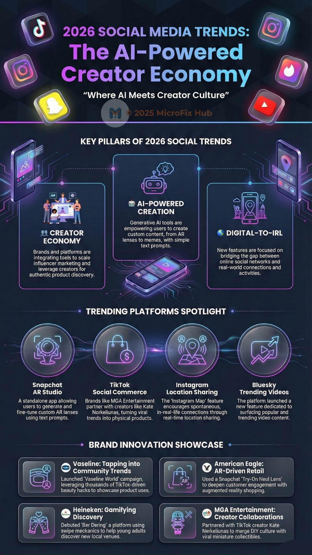 2026 Social Media Trends: AI Creators & Creator Economy Revolution