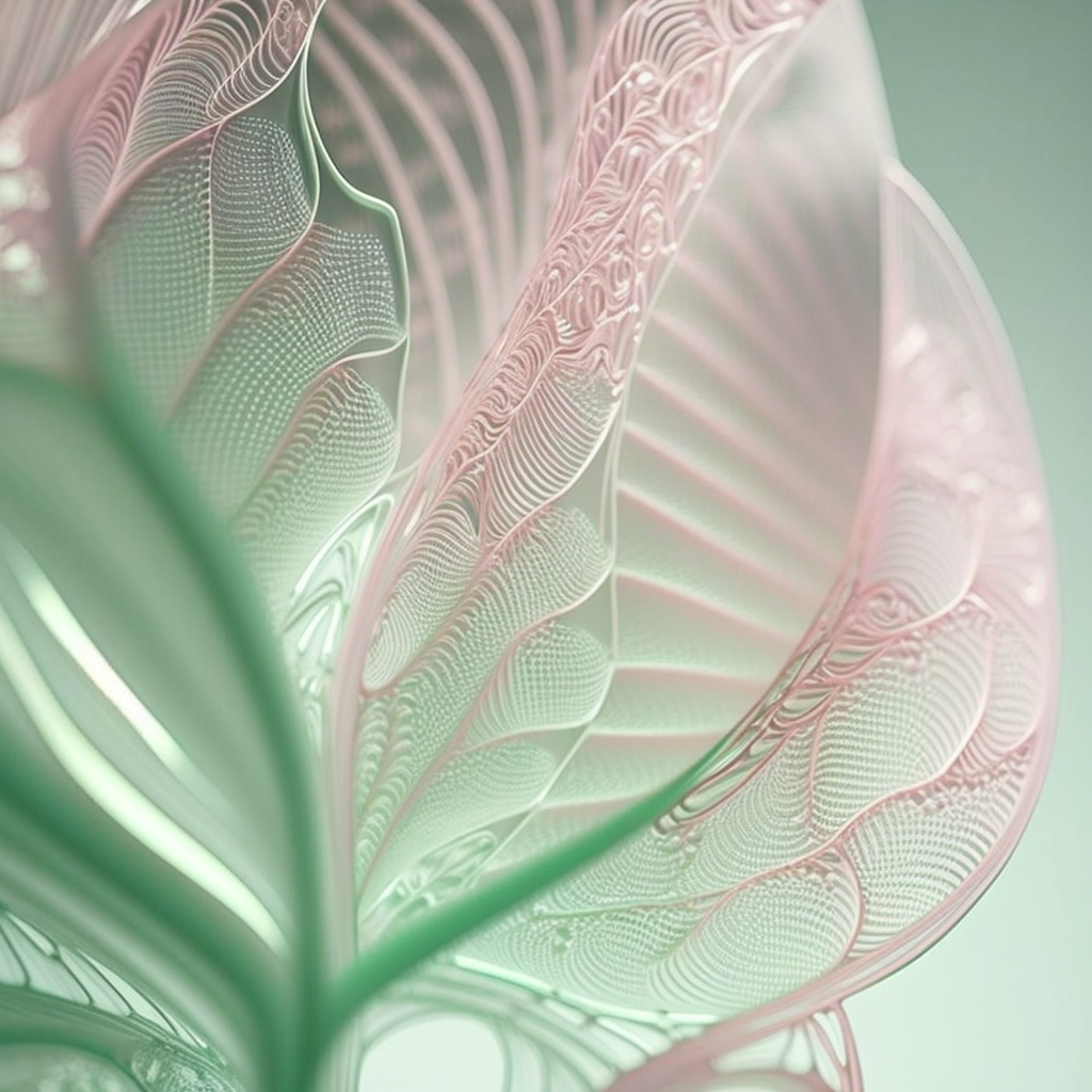 Artificial natural glass flower