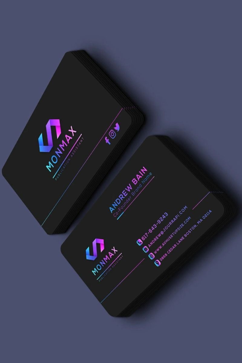 🌟 Sleek Minimalist Luxury Business Card Design for Your Brand