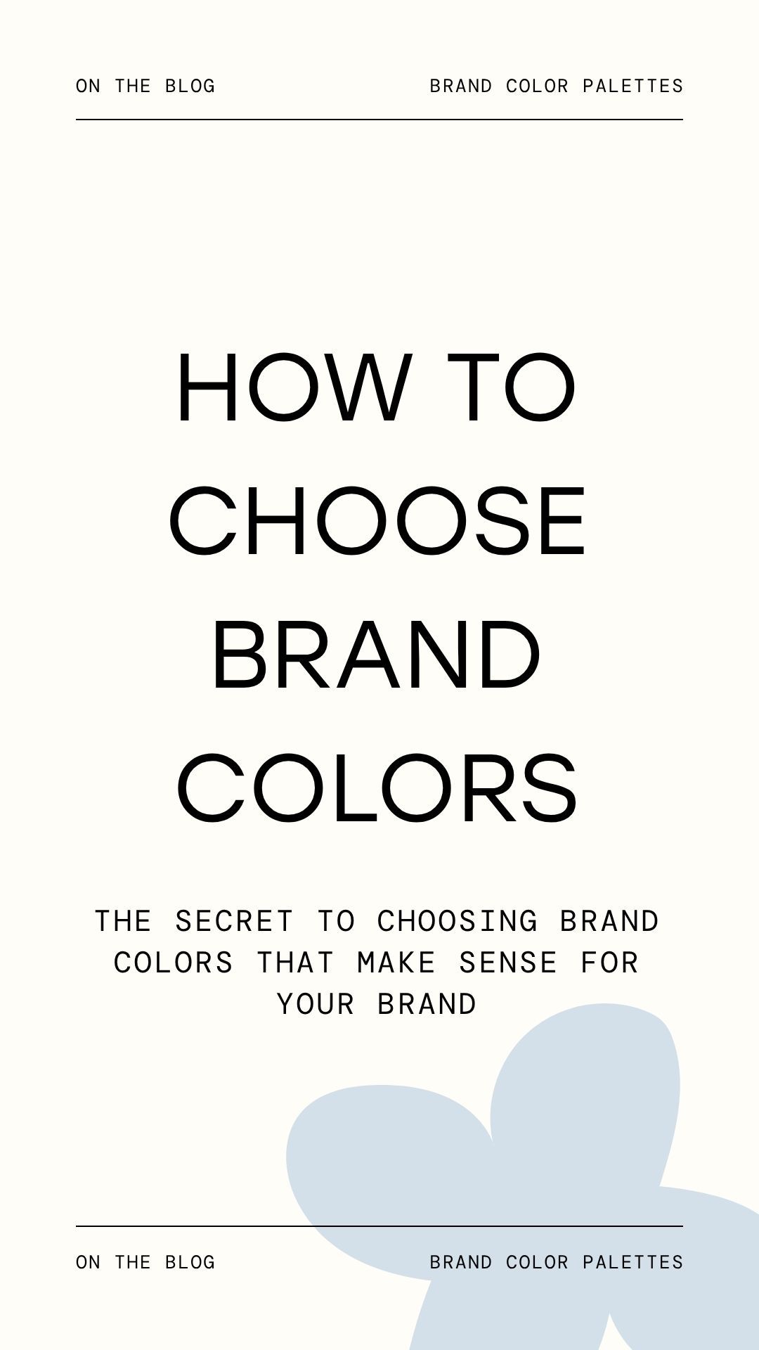 How to Choose brand colors | Branding color palettes