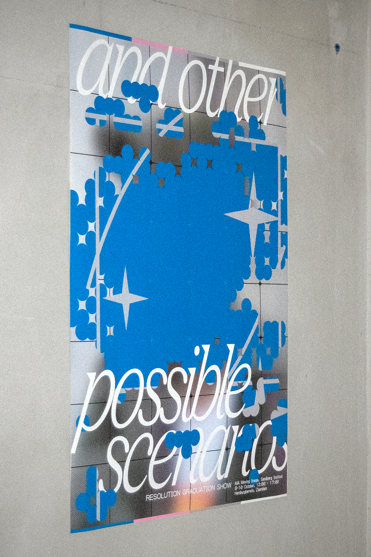 Poster design for an art exhibition