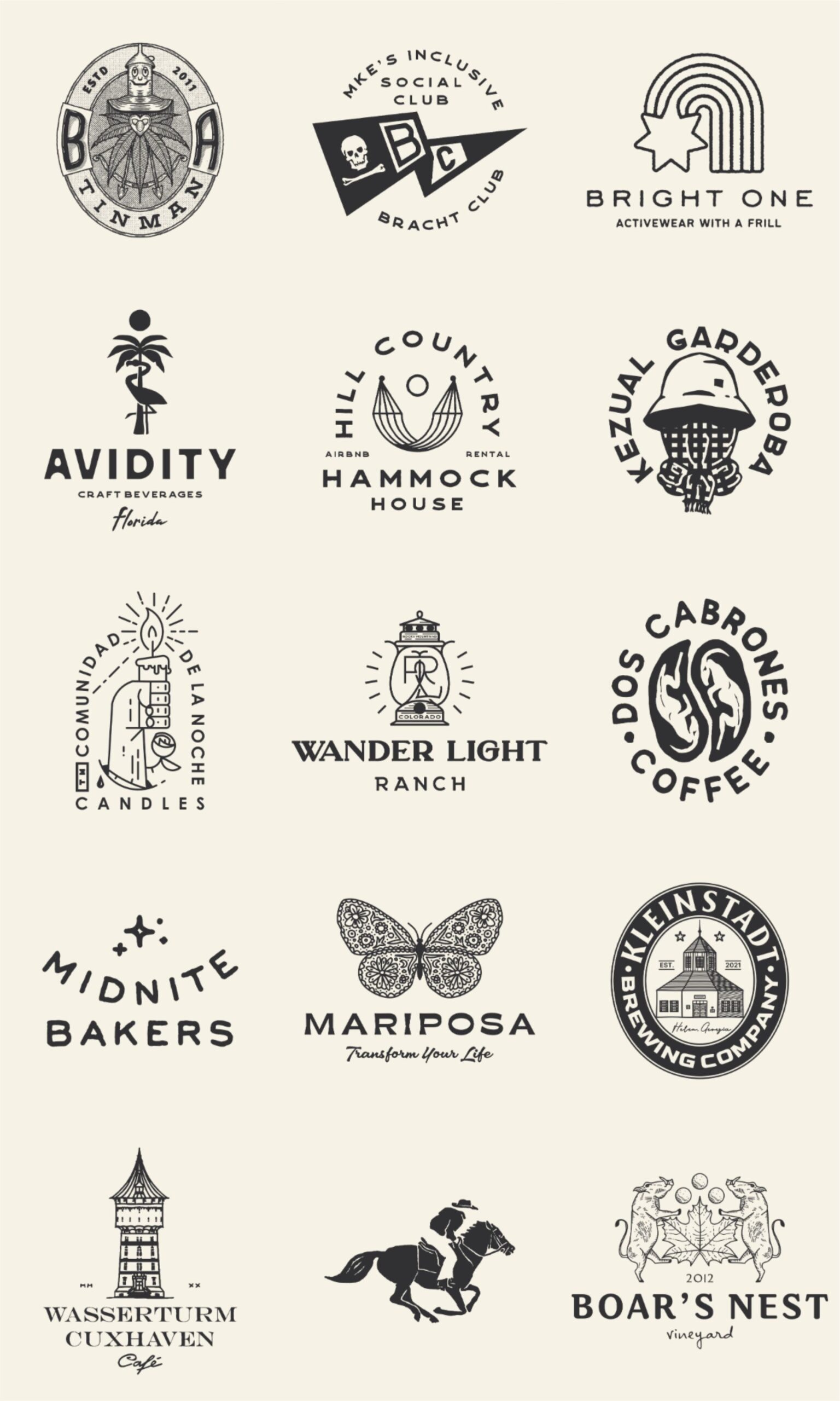 Coric Design: Vintage & Hand-Drawn Logo Identity Folio 🎨