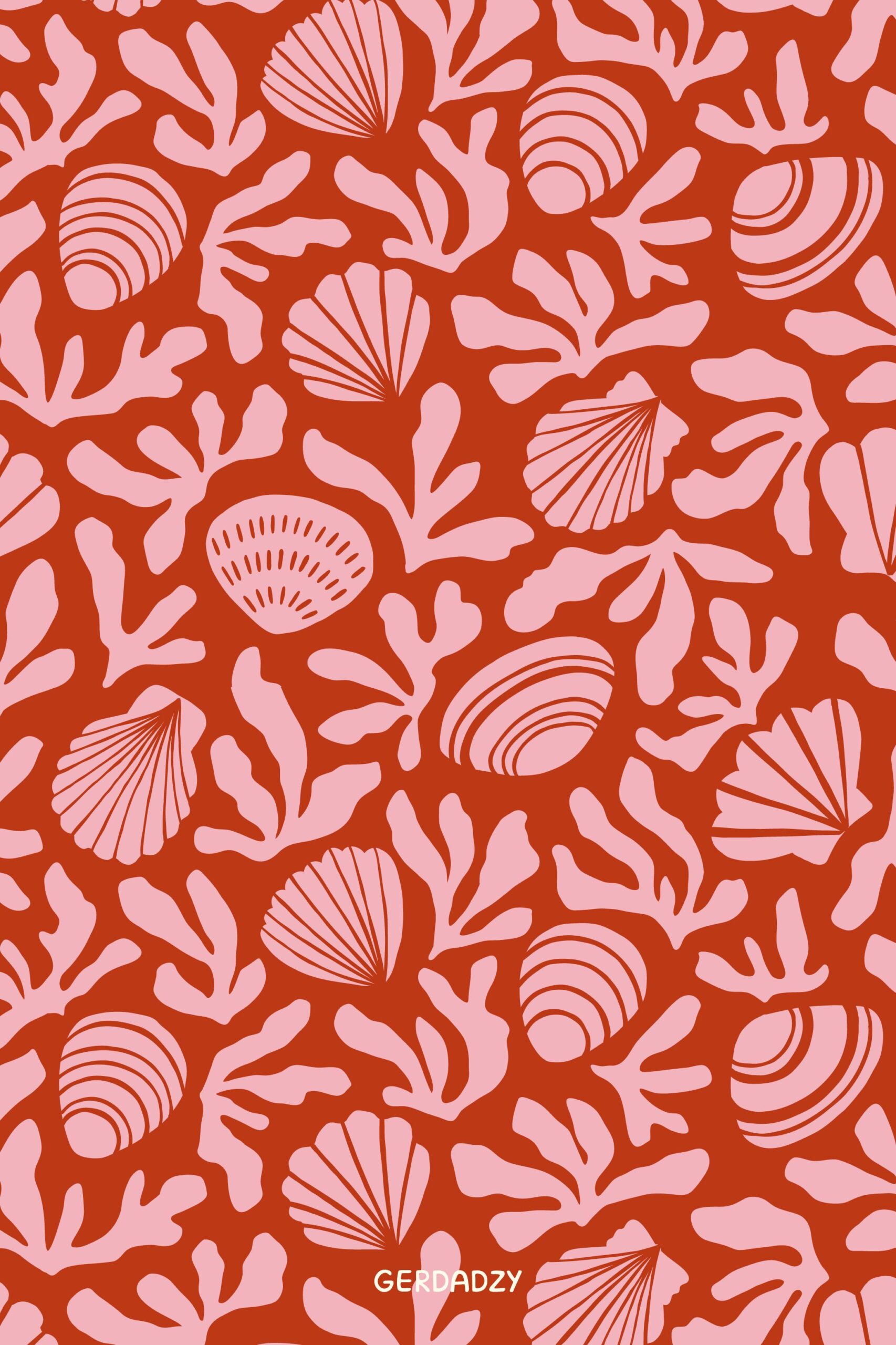 Seashells and algae by Gerdadzy