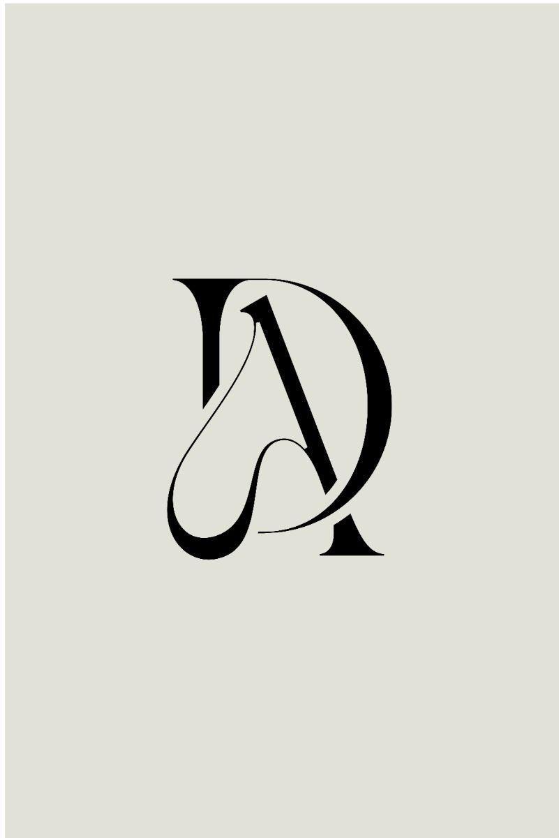I will do a minimalist luxury monogram and initial letters clothing brand logo