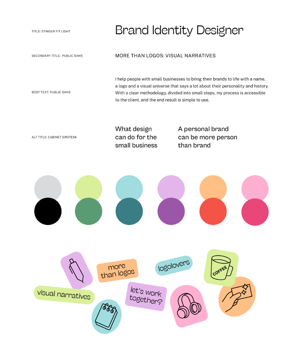 Amanda Louisi personal brand & visual identity