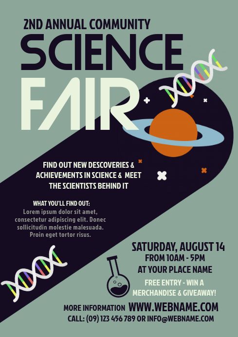Copy of Science Fair Flyer Template