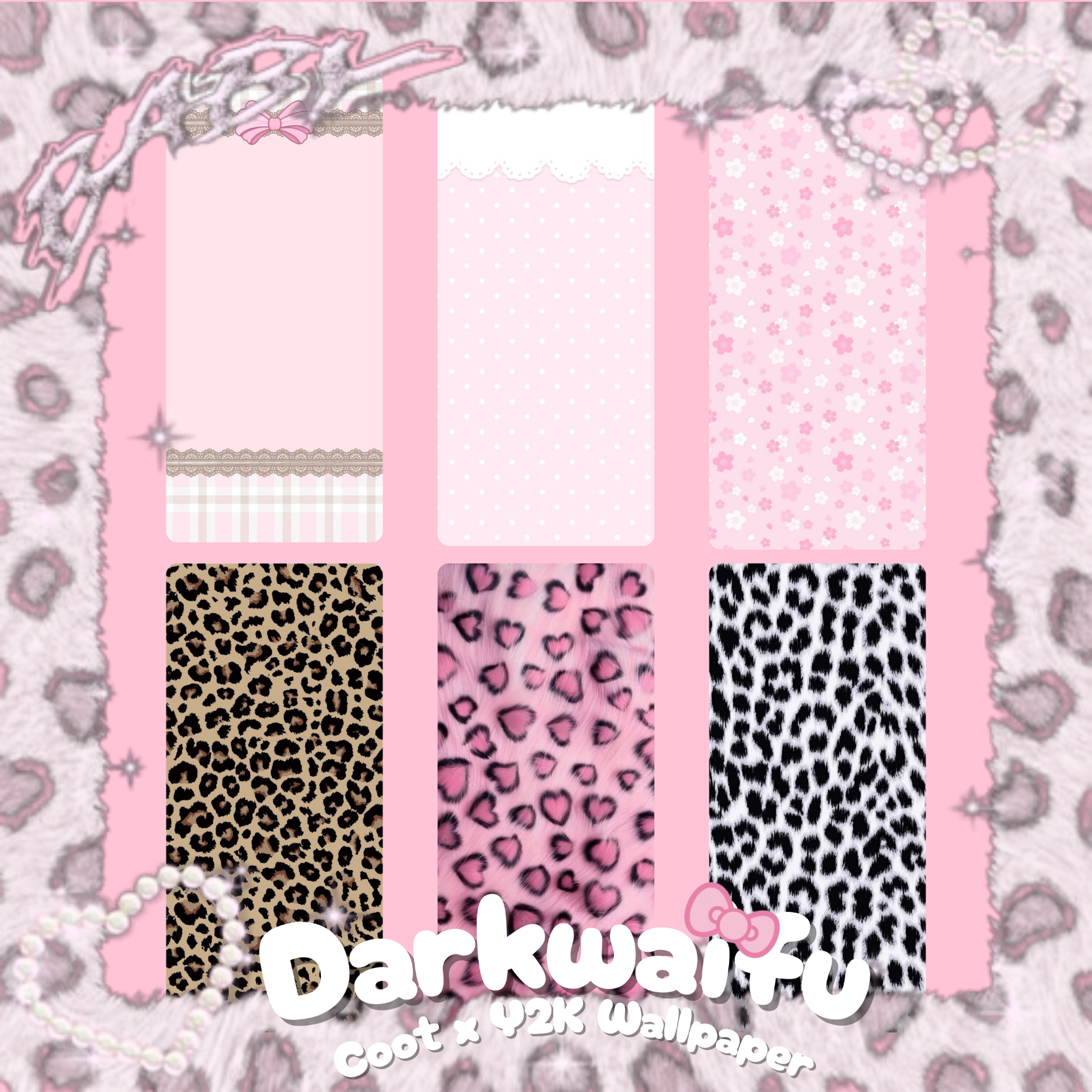 Sims 4 Wallpaper CC – Y2K Cootsy Animal Prints & Pastel Vibes!