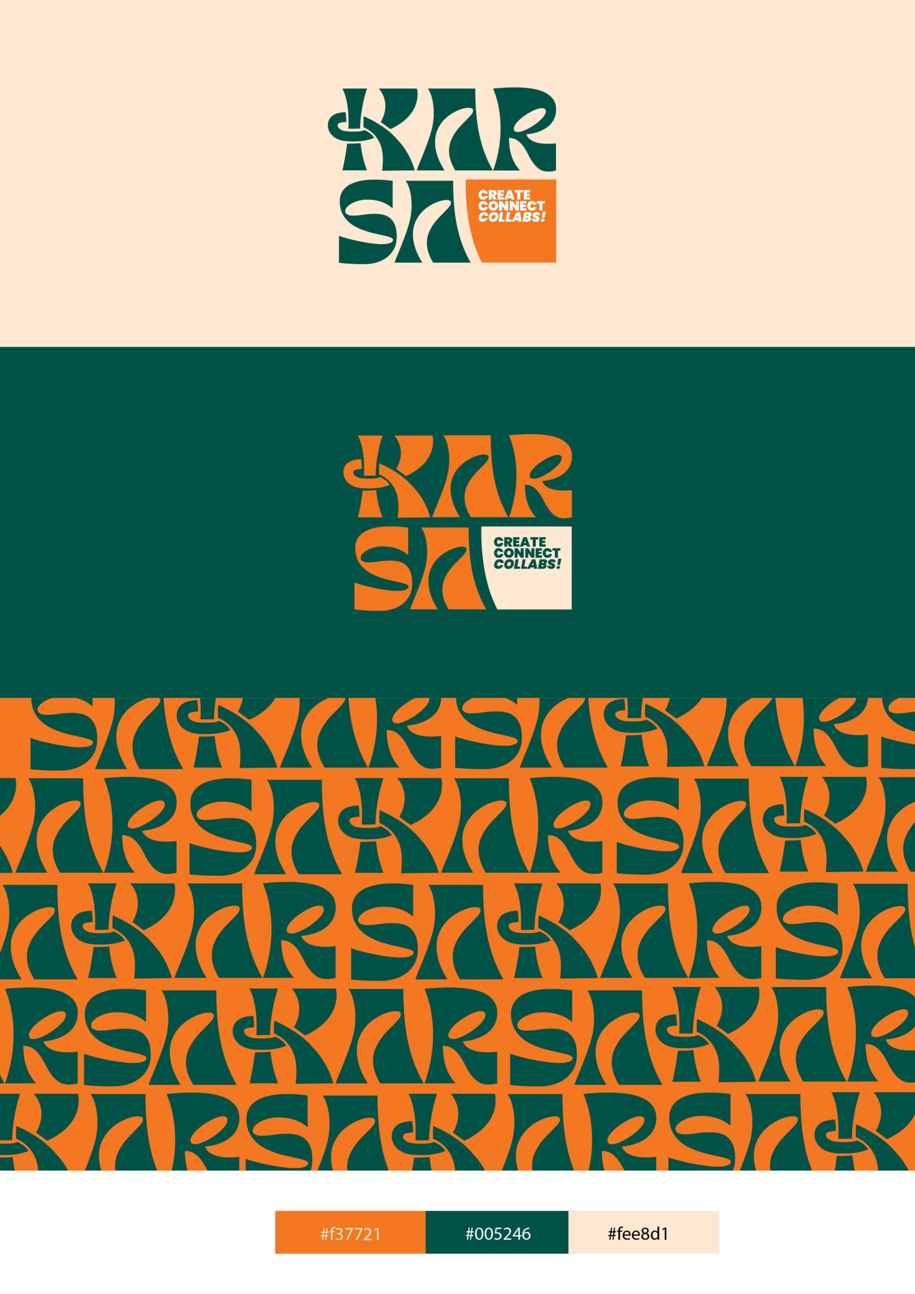 Bold Retro Logo Design & Brand Pattern | Creative Visual Identity Inspiration