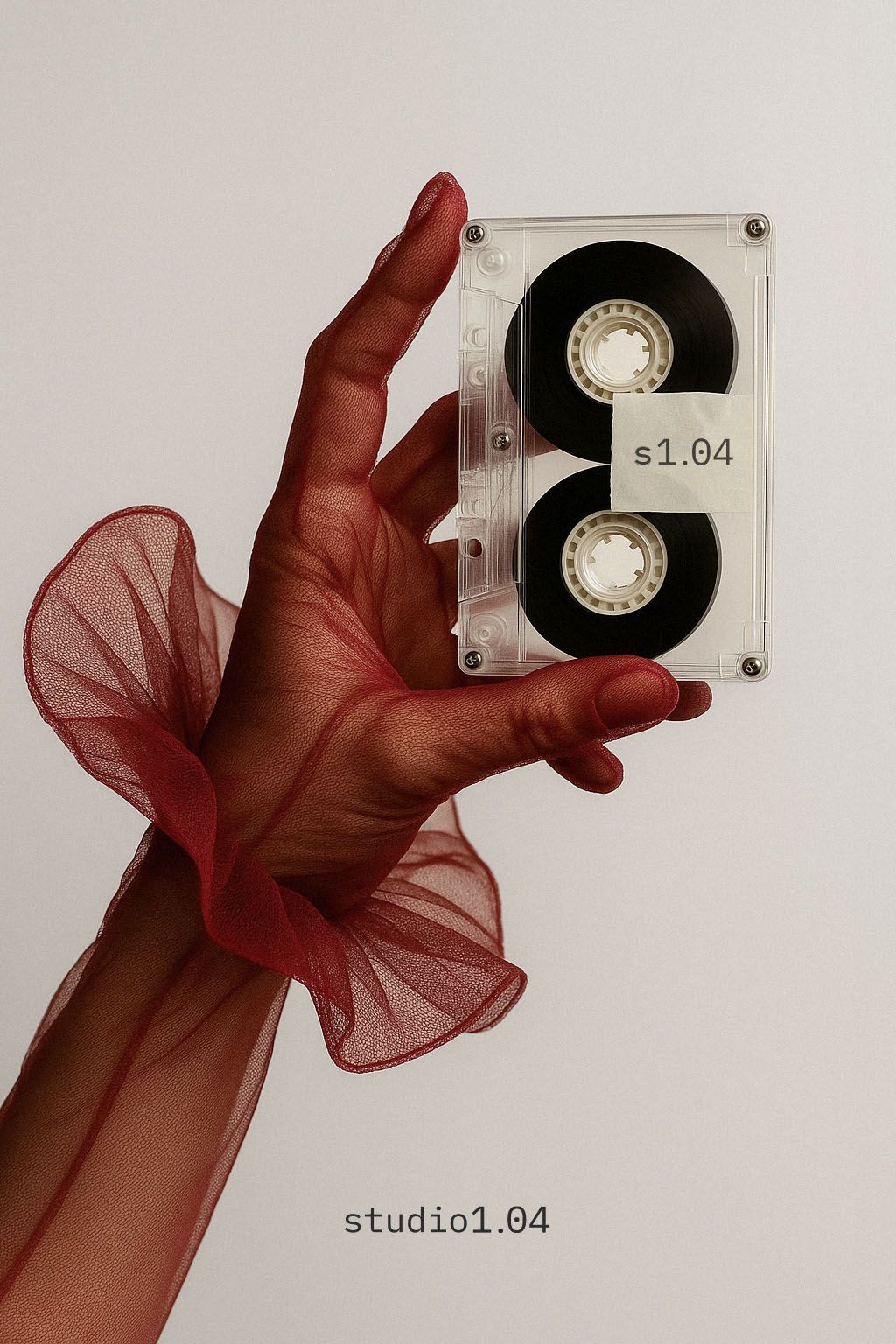 AI Branding Meets Fashion — Red Glove & Cassette by studio1.04