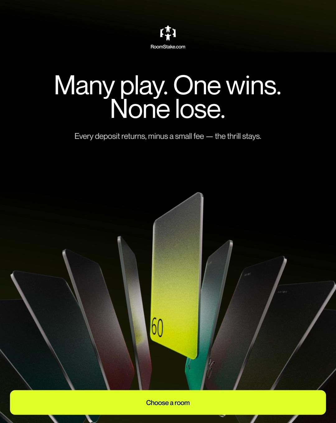 RoomStake 3D Motion Design for Web3 Product