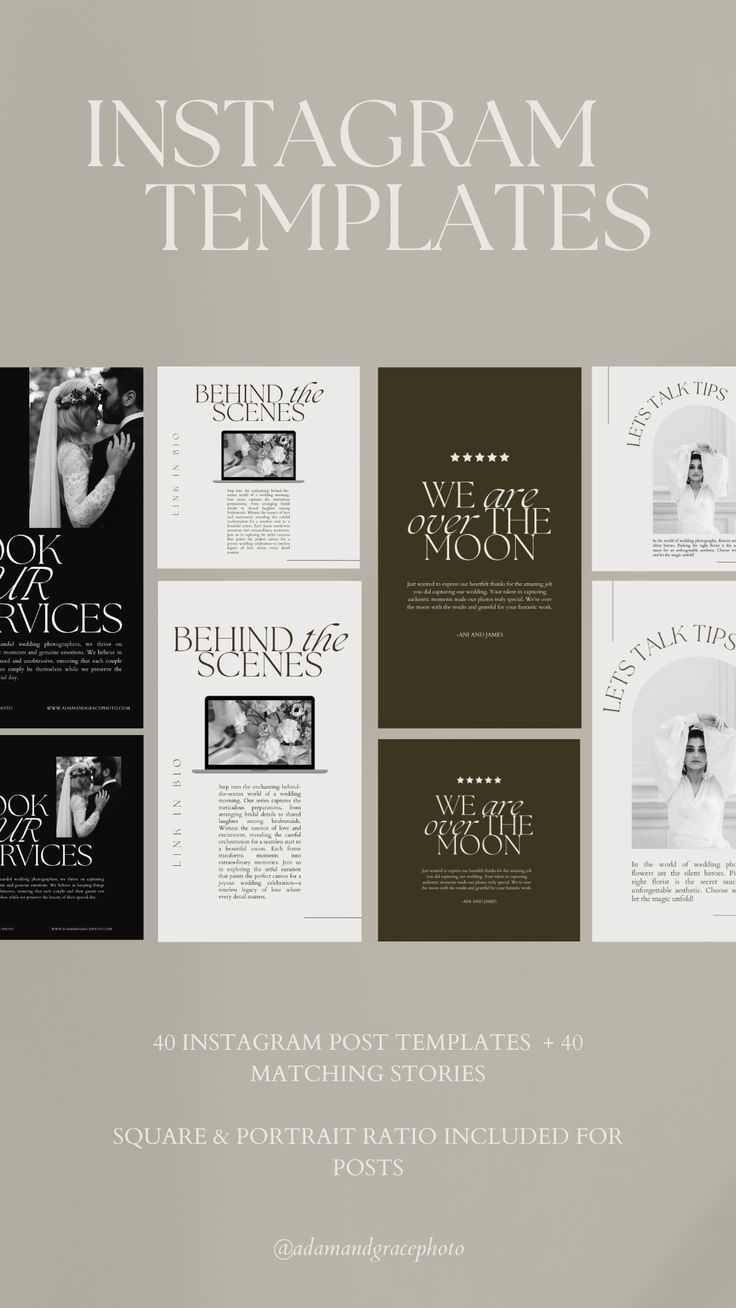 Instagram Wedding Templates: Visual Storytelling for 2025