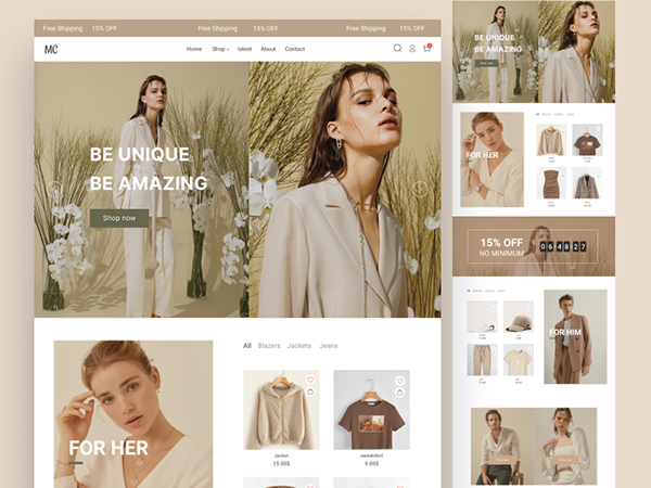 E-commerce website – Chaimaa I