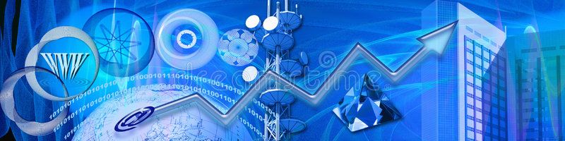 Internet and Financial Success Stock Illustration – Illustration of success, connections: 5073103