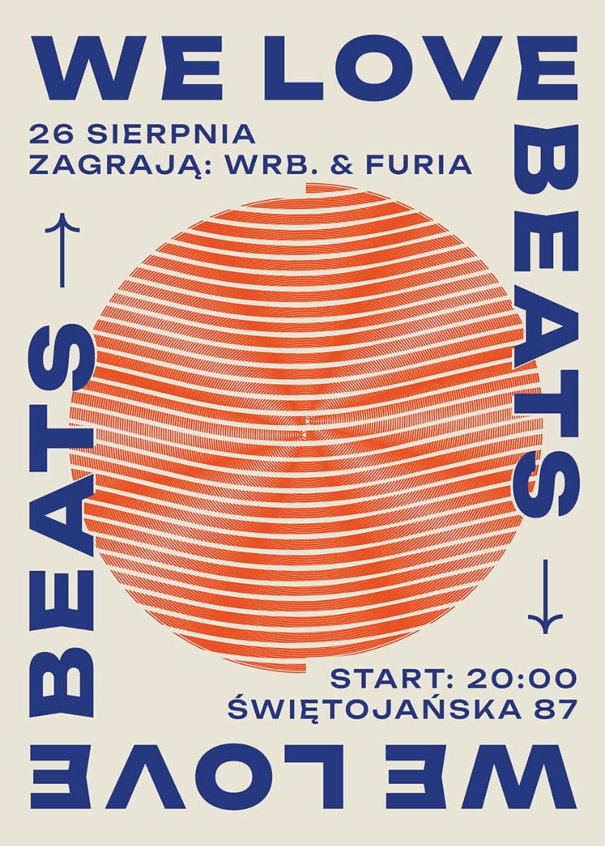 WE LOVE BEATS poster design