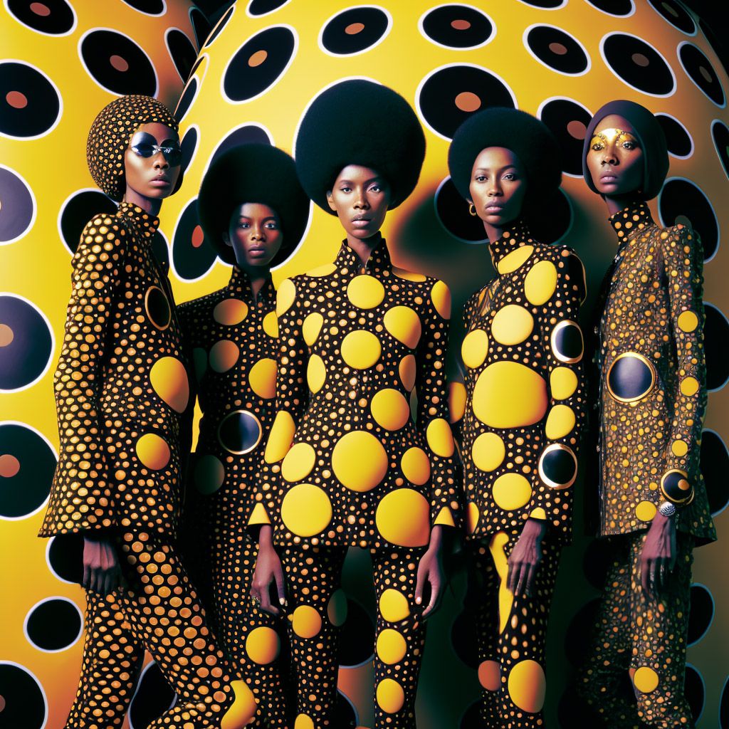 Yayoi Kusama Fashion Collection – Maison Meta | The First Generative AI Agency  | AI Fashion