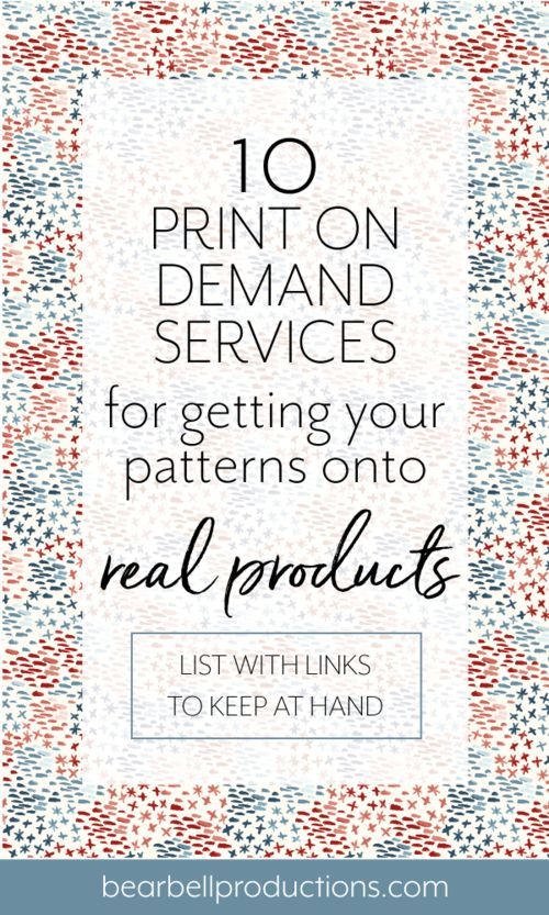10 print on demand services for getting your prints on real products — Bear Bell Productions