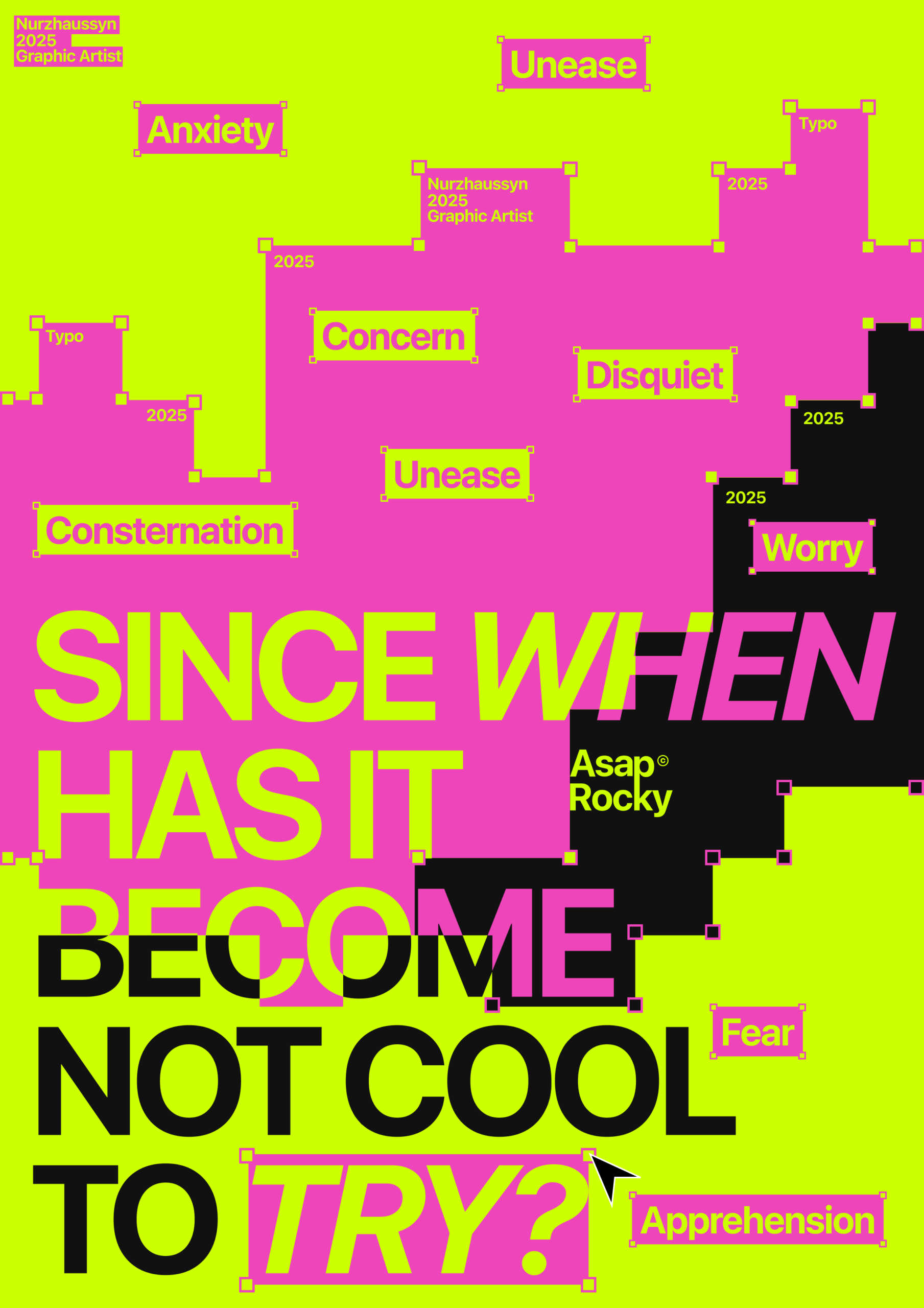 Since when has it become not cool to try?