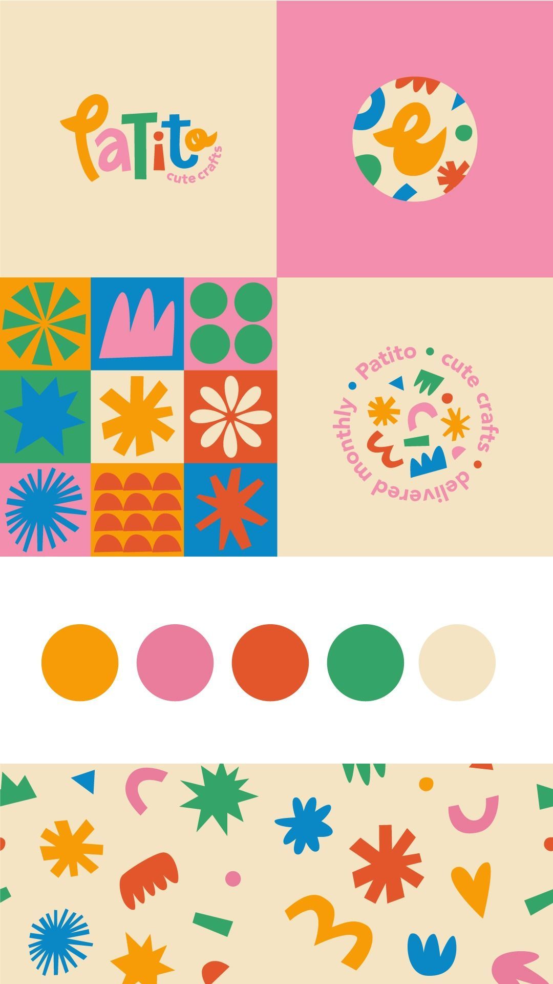 Vibrant & Fun Logo Design for a Crafts Subscription Box