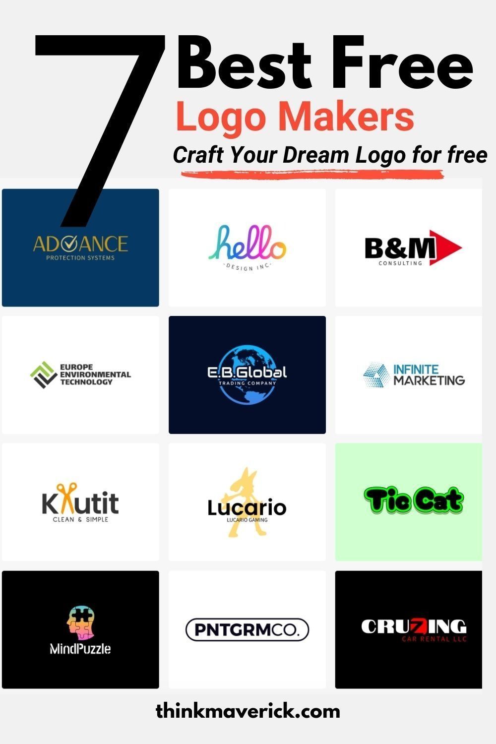 Create Your Own Logo: 7 Free Logo Makers & Font Generators