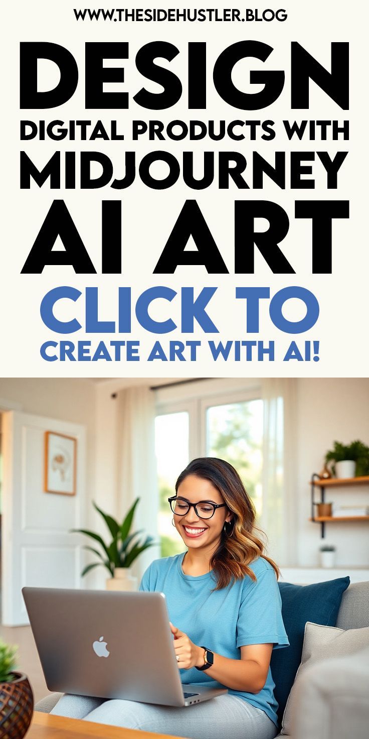 Design Digital Products with Midjourney AI Art