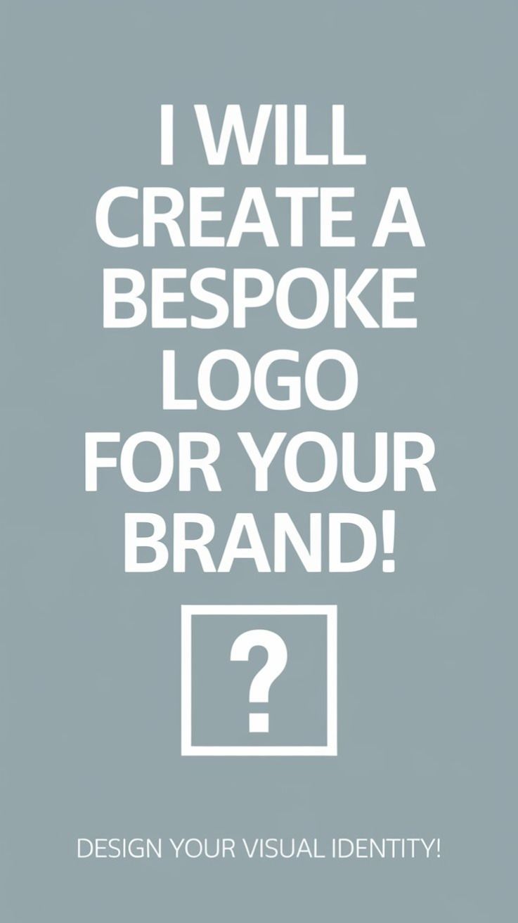 Elevate Your Brand with a Bespoke Logo Design!