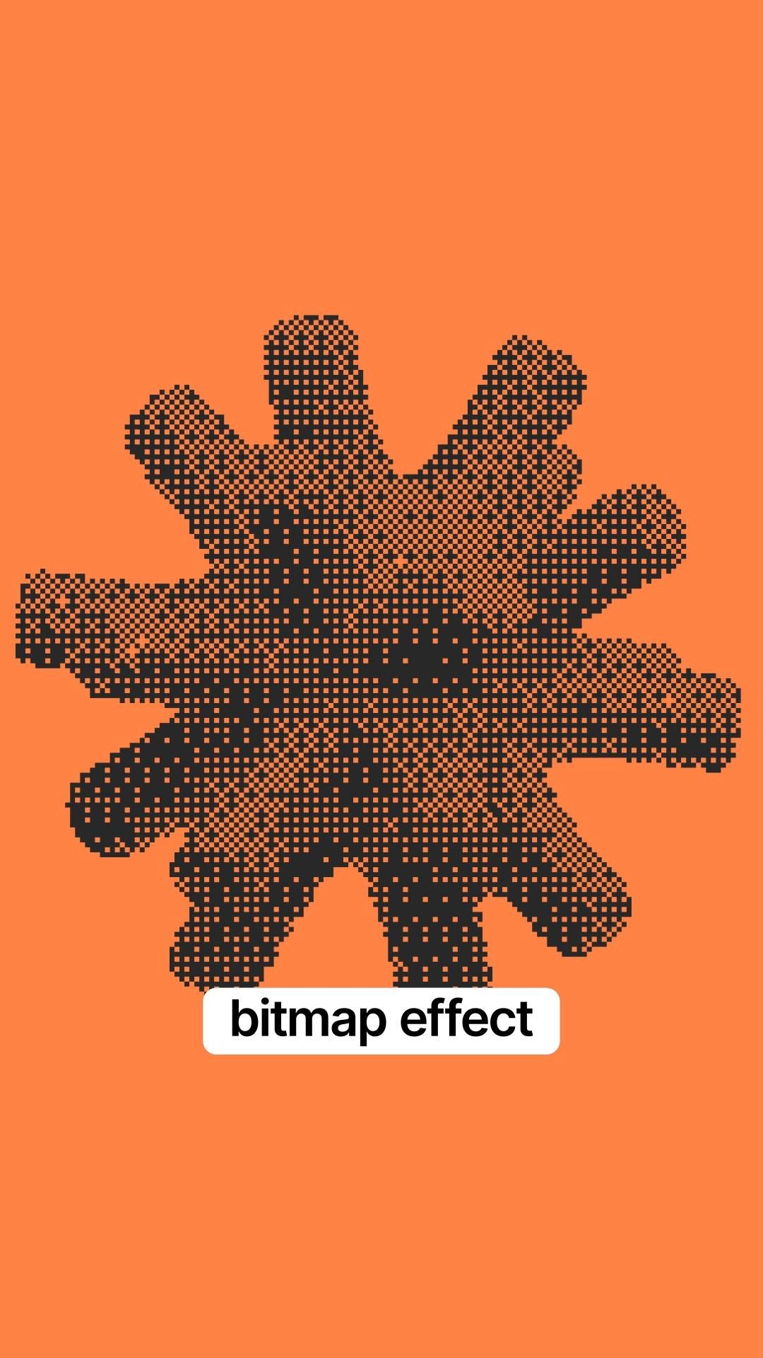 Make this super easy Bitmap Effect in Illustrator!