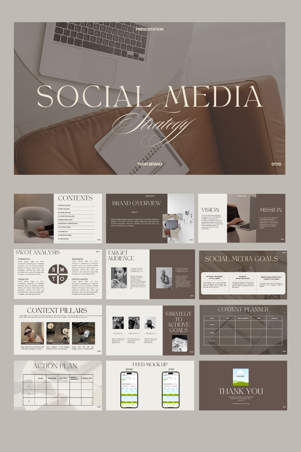 Canva Social Media Strategy Template: Boost Your Biz!