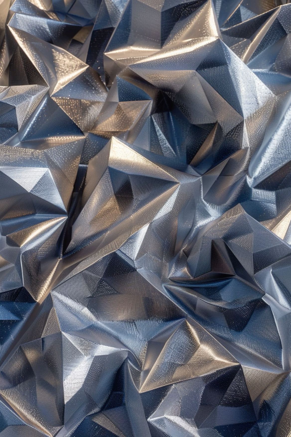 Geometric fabric pattern 3d