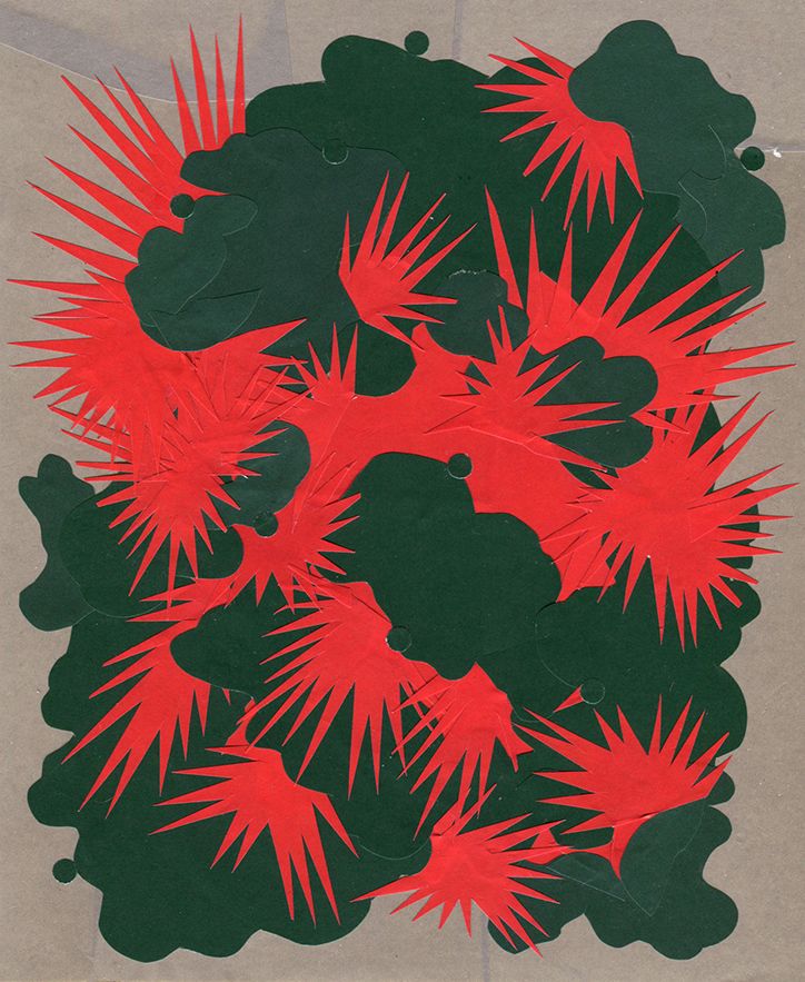 Antonio Carrau’s collages lie somewhere between pattern and reality