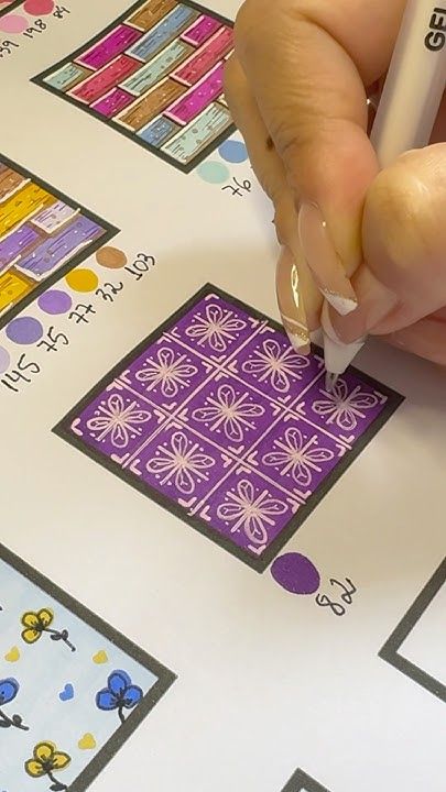 Estampa de azulejo para colorir seu BOBBIE GOODS💕