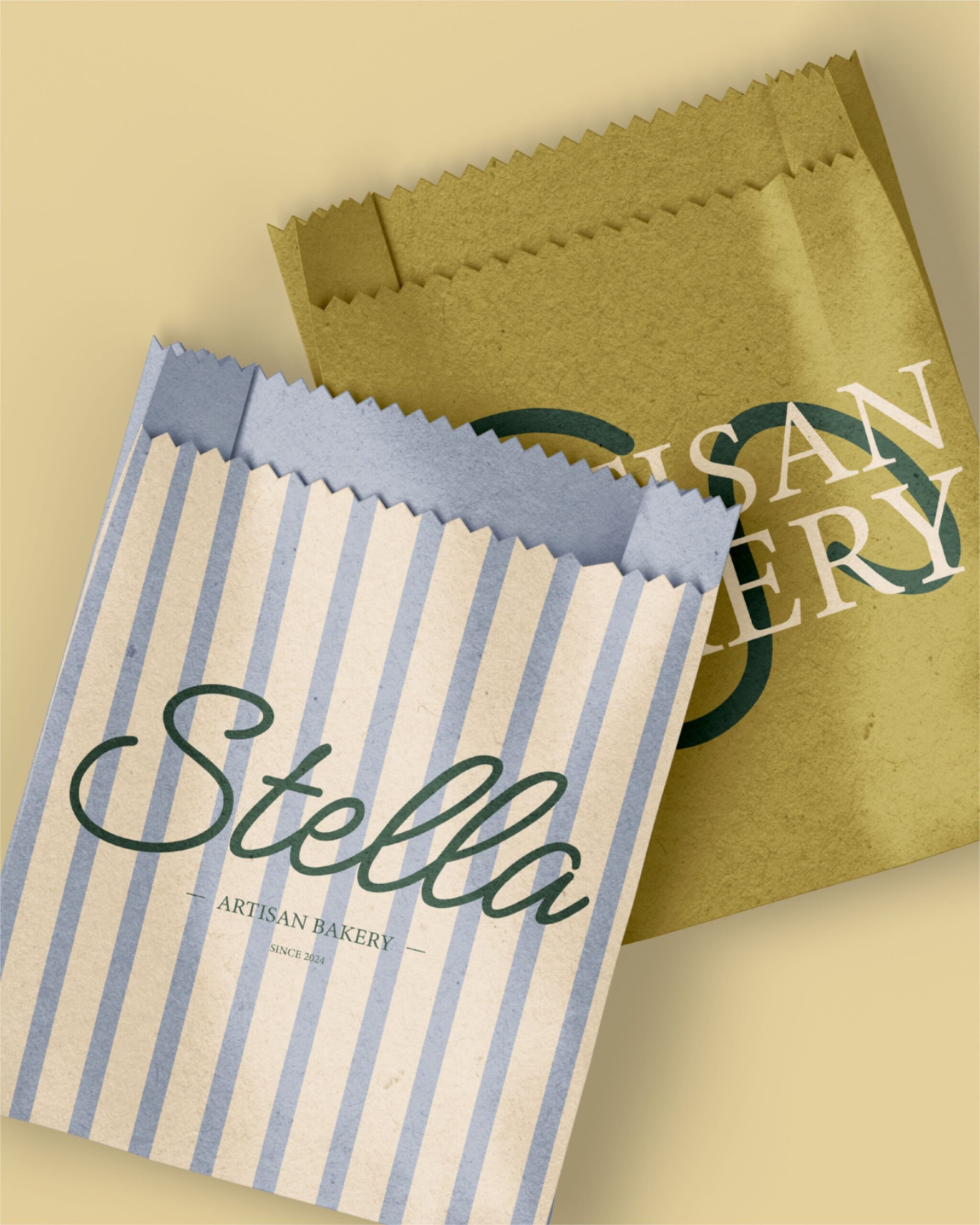 Bakery Paper Bags – Retro Modern Aesthetic
