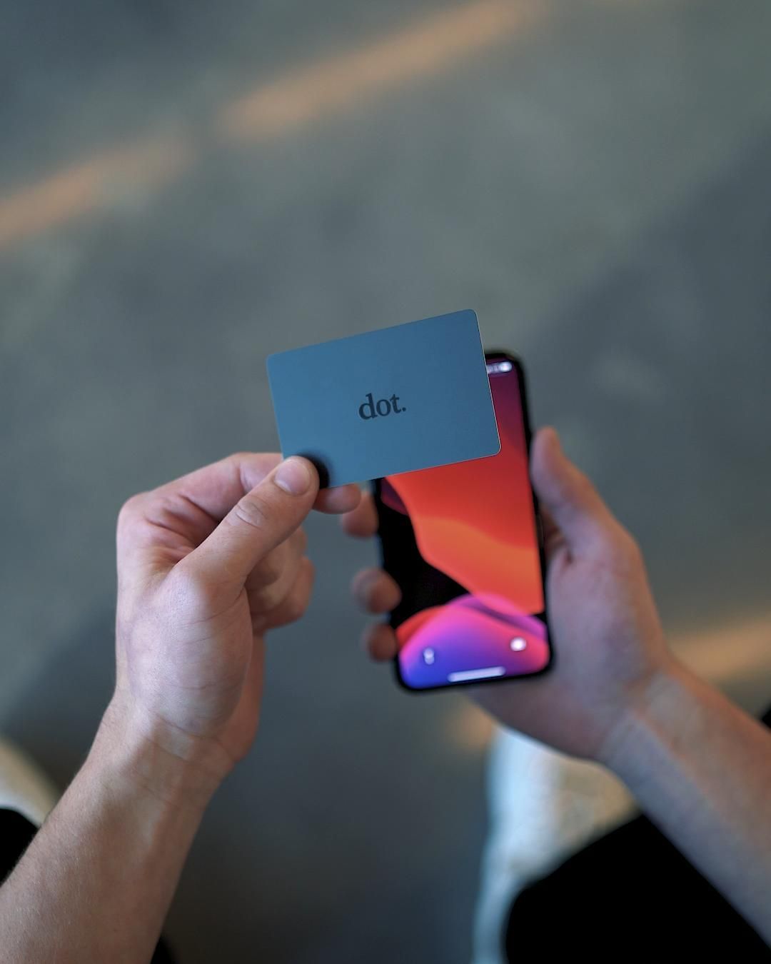 A modern business card.