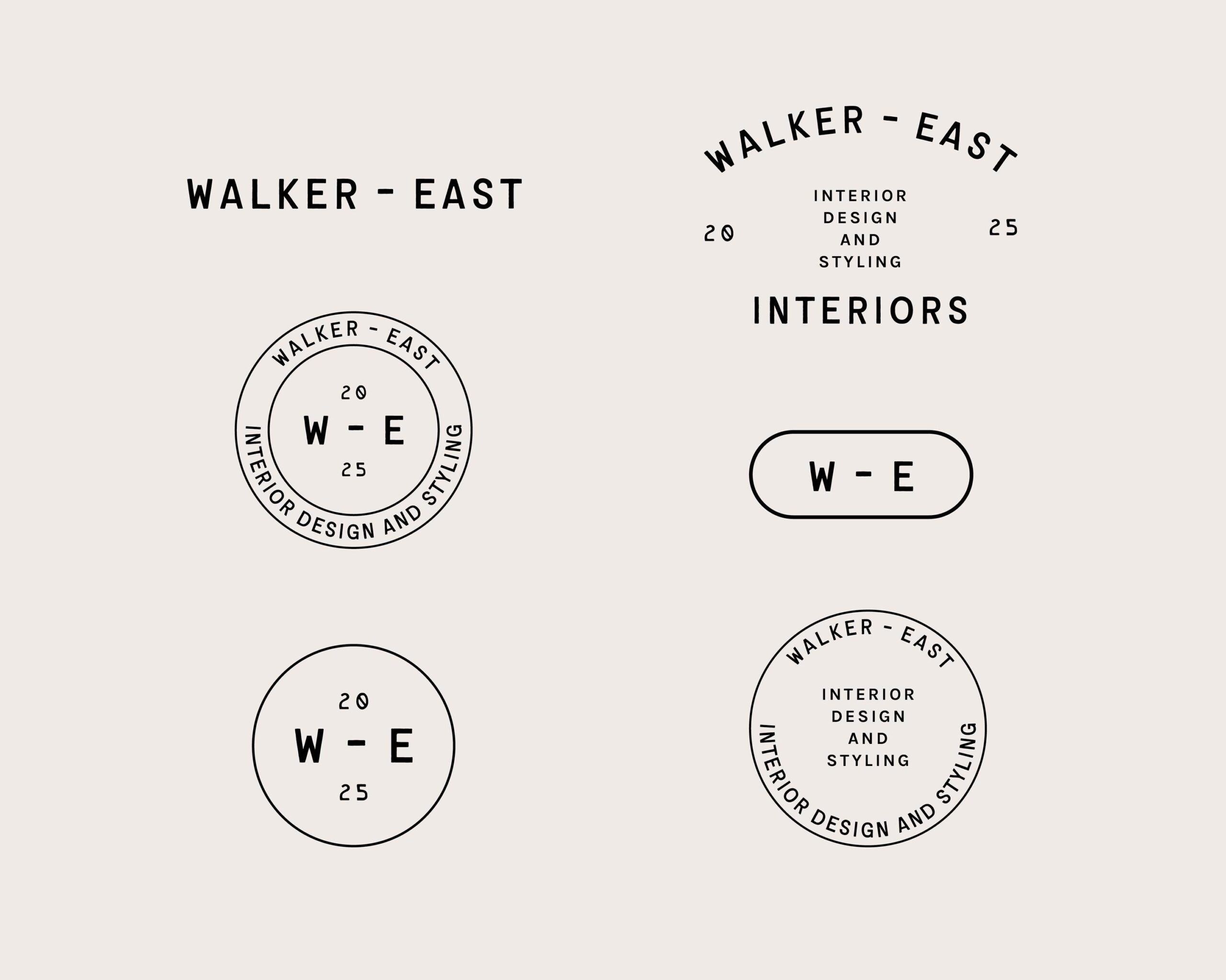 Suite de logos personnalisés pour les architectes d’intérieur, les photographes, les créatifs et les fleuristes