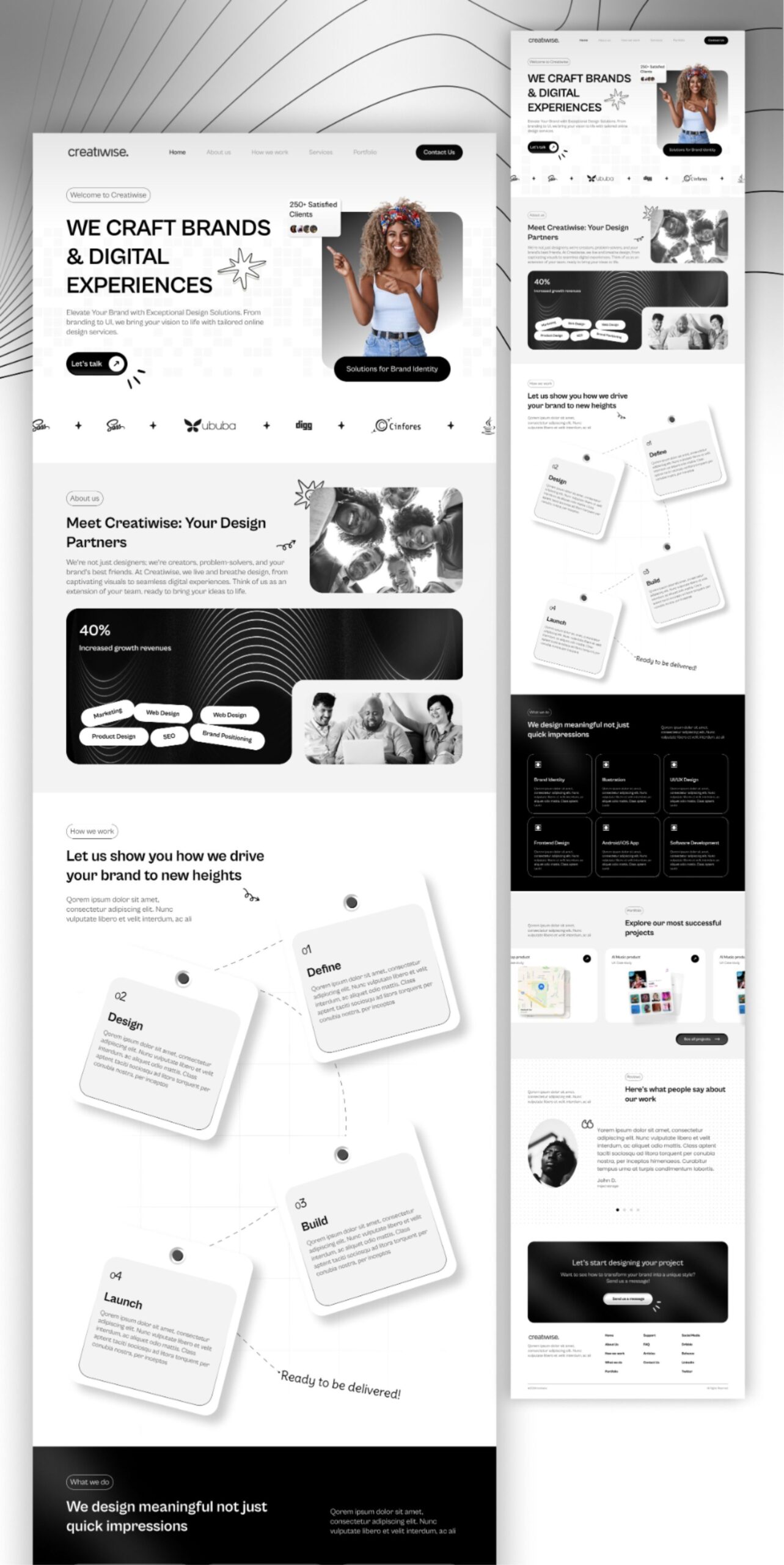 Creatiwises New Look: Stunning Website Design for Your Brand!