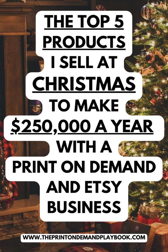 The Top 5 Successful Print On Demand Products to Sell for Christmas in Your POD & Etsy Shop — The Print On Demand Playbook