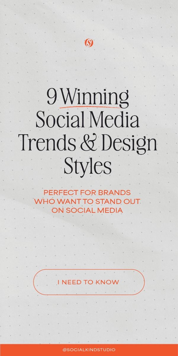 9 Winning Social Media Trends & Design Styles