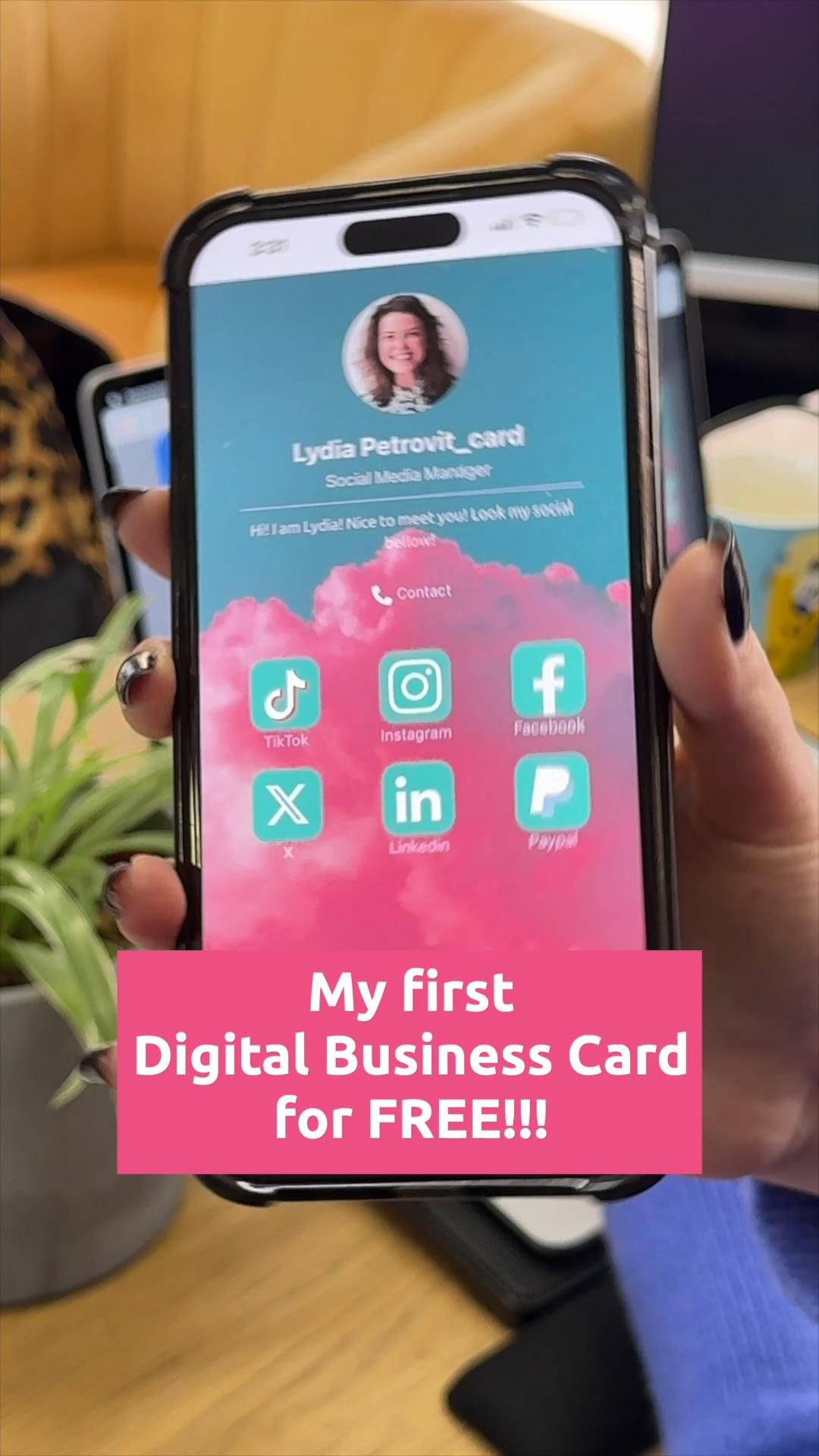 My first Digital Business Card for FREE!!!