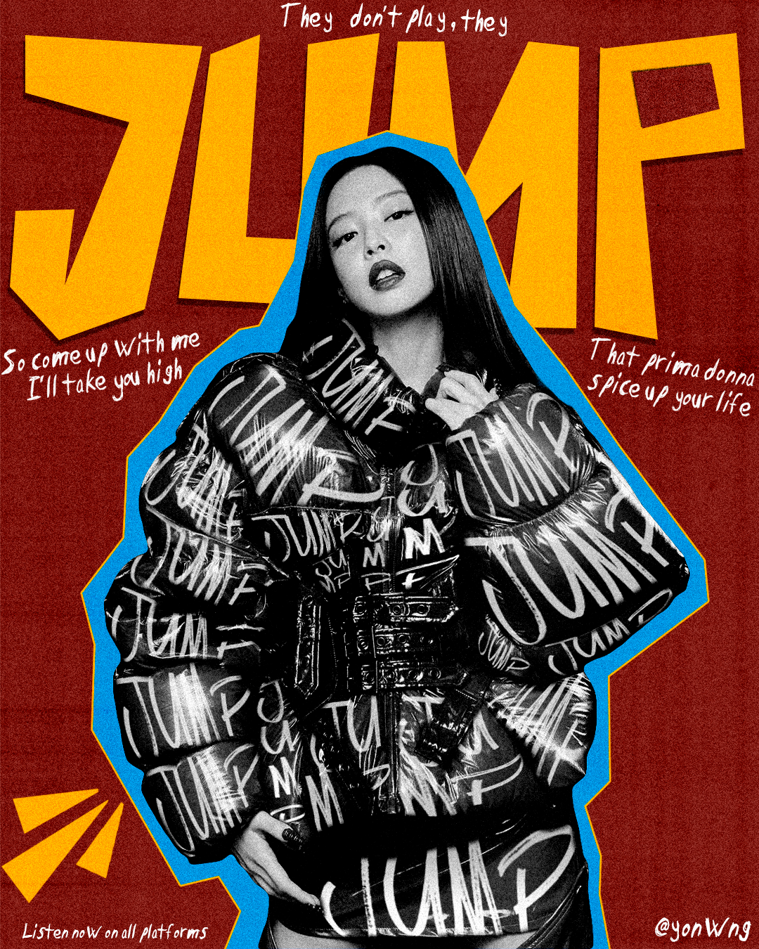 blackpink jump poster