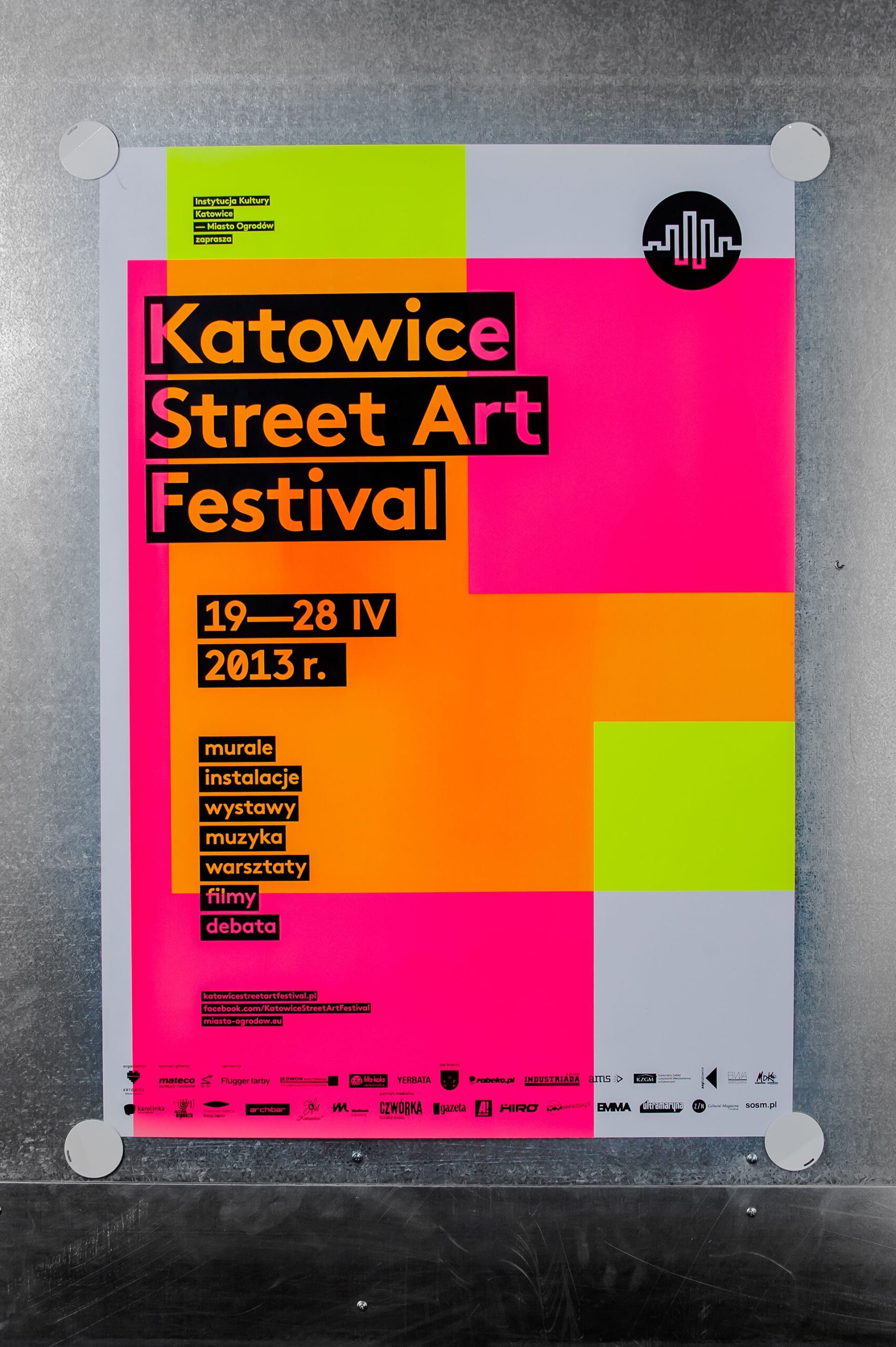 Katowice Street Art Festival – silkscreen poster series – Marta Gawin
