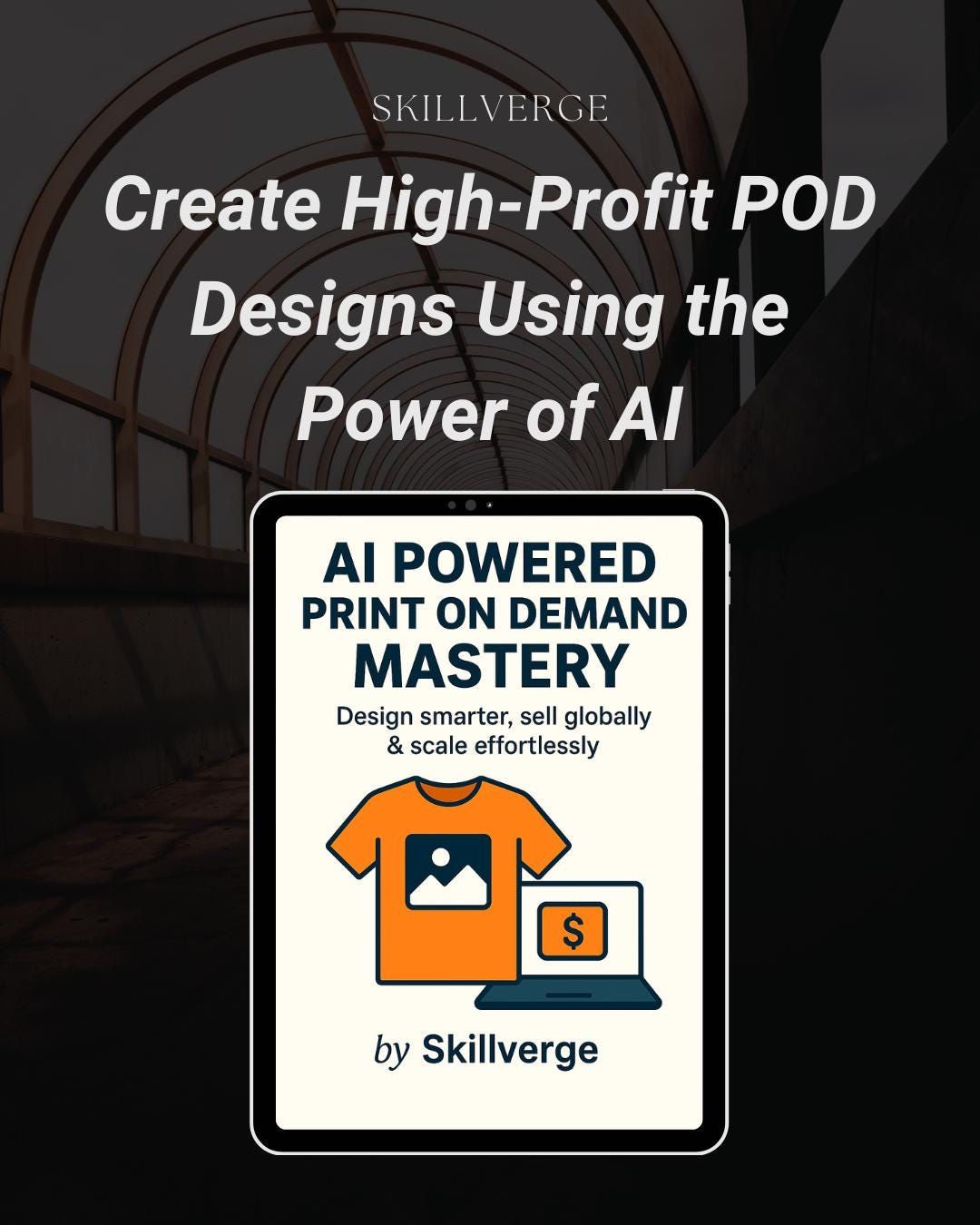 Guide commercial des t-shirts AI imprimés à la demande | Guide numérique PDF | Idées de revenus passifs | Téléchargement instantané