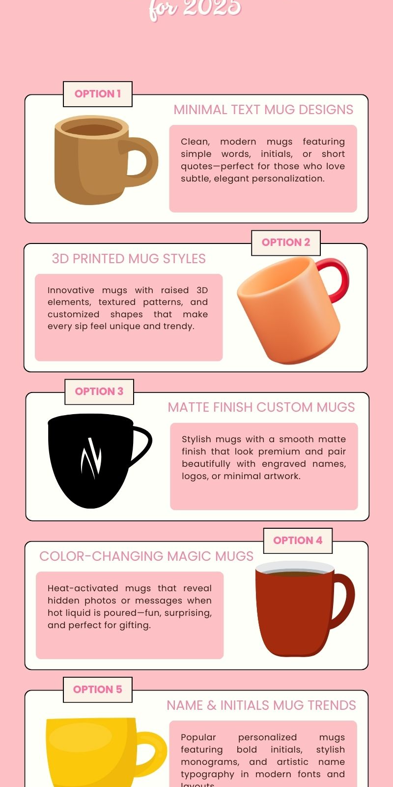 Personalized Coffee Mug Ideas for 2025