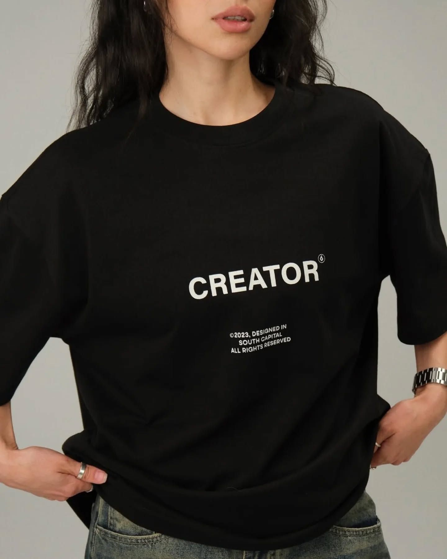 Creator Oversized T-Shirt | 240GSM Cotton, Trendy Design