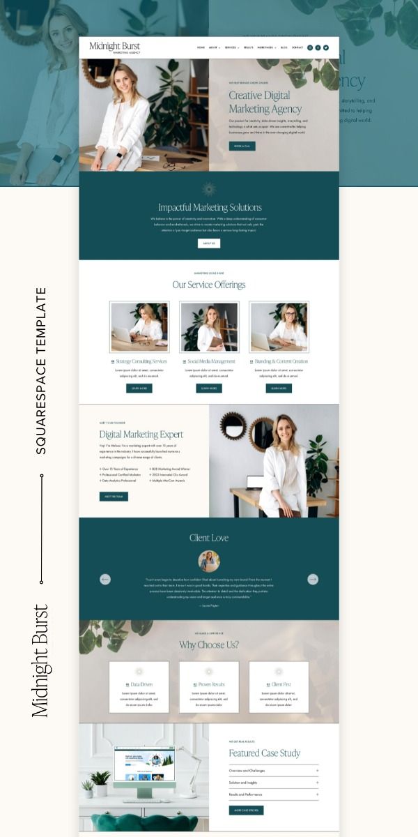 Squarespace Website Templates For Sale – Consultants and Agencies