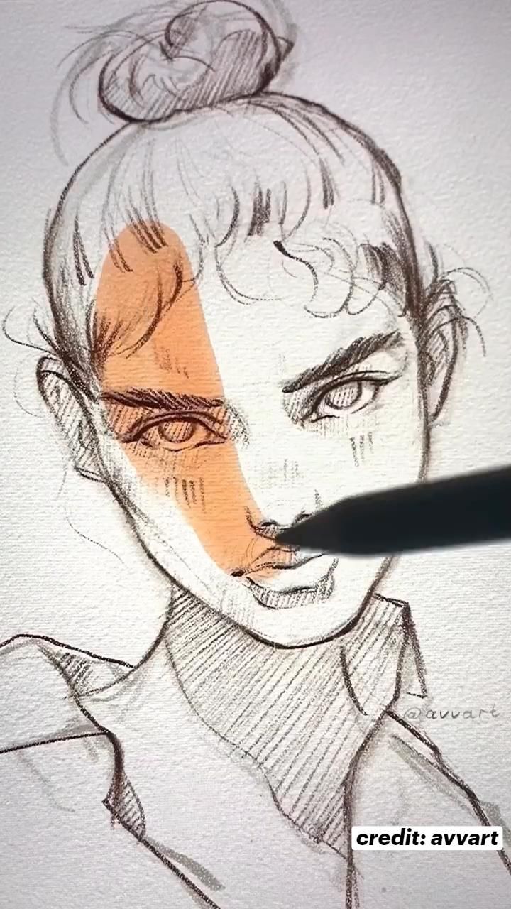 Credit: avvart Digital Portrait Drawing